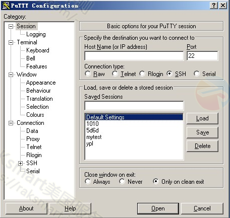 使用Putty登录RAKsmart Linux美国服务器方法