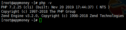 centos7系统查看PHP版本