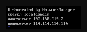 centos7更改DNS设置
