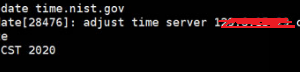 Linux系统时间同步设置代码