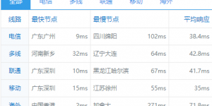 RAKsmart香港站群服务器ping值测试