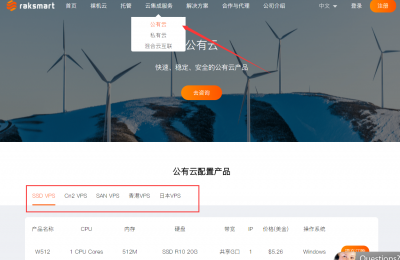 RAKsmart VPS服务改名为云集成服务