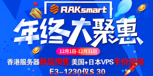 RAKsmart年终大促