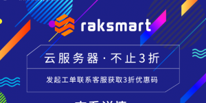 RAKsmart美国云服务器不止3折