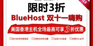 美国虚拟主机双十一促销