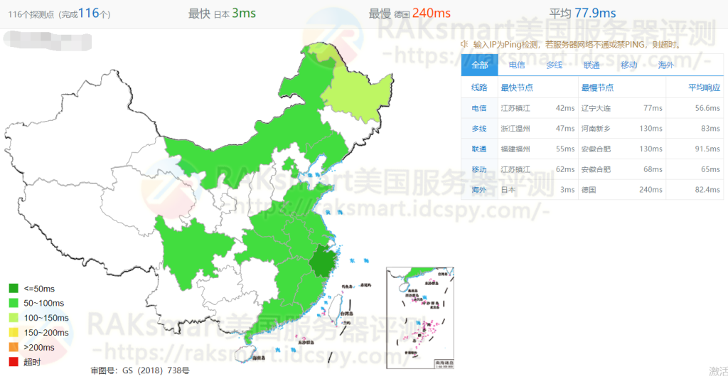 精品网全网ping延迟测试