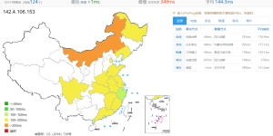 ping延迟情况