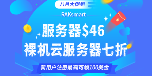 RAKsmart盛夏八月大促