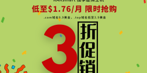 RAKsmart美国虚拟主机限时活动