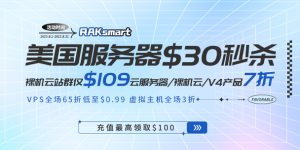 RAKsmart美国服务器活动