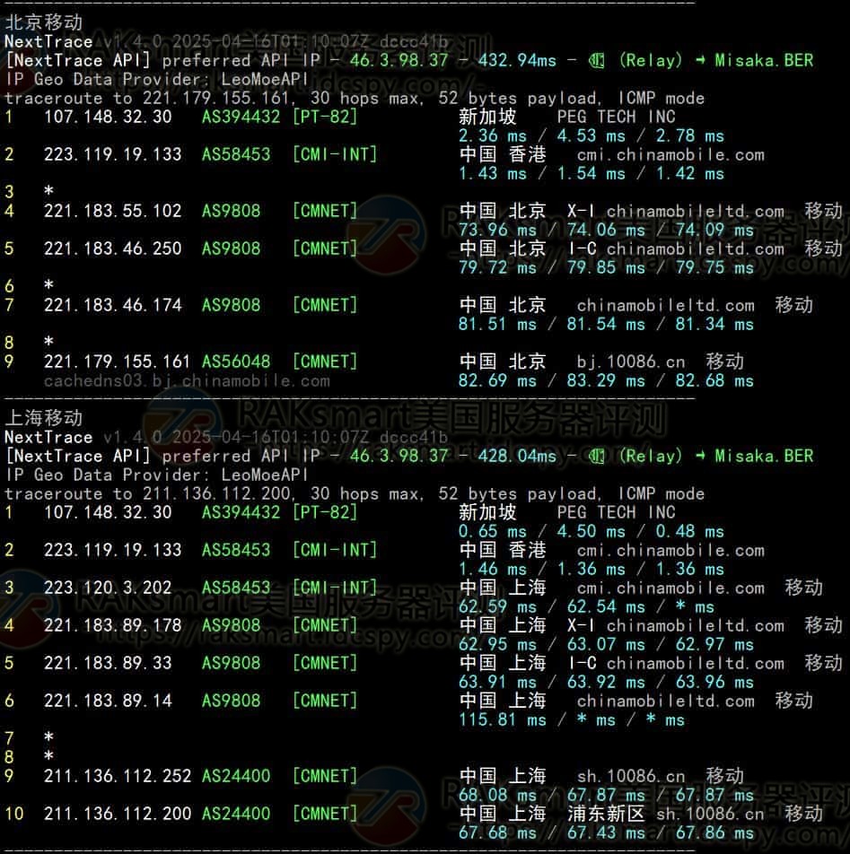 移动回程